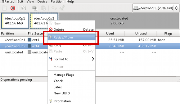 Resize/Move loop0p2